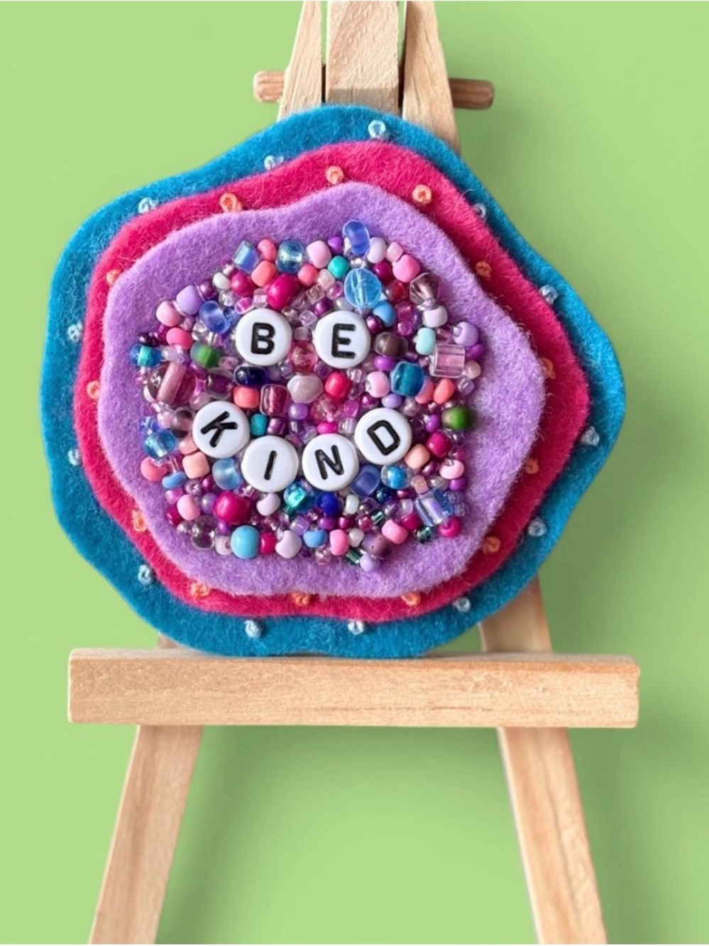 art - magnet - brooch - hair clip